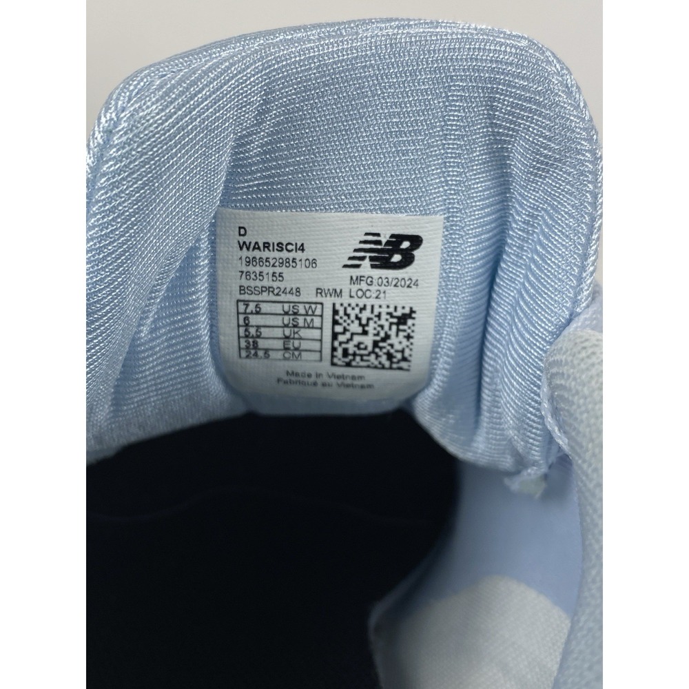 New Balance Fresh Foam Arishi v4 Shoes Women's Size 7.5 Ice Blue Running Mesh - Picture 13 of 14